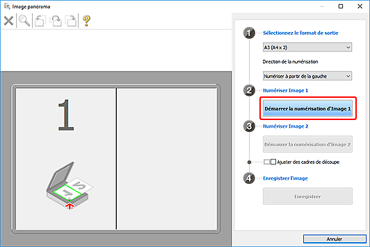 figure : fenêtre Image panorama
